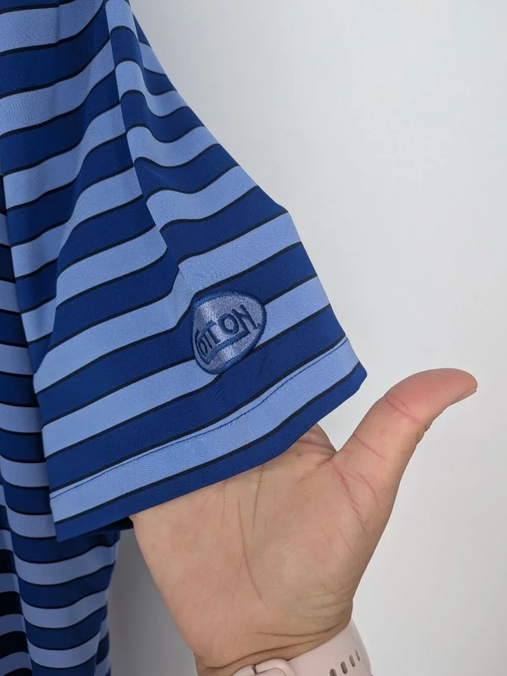 RLX Ralph Lauren Golf Polo Shirt Striped Performance Stretch Athletic XXLarge